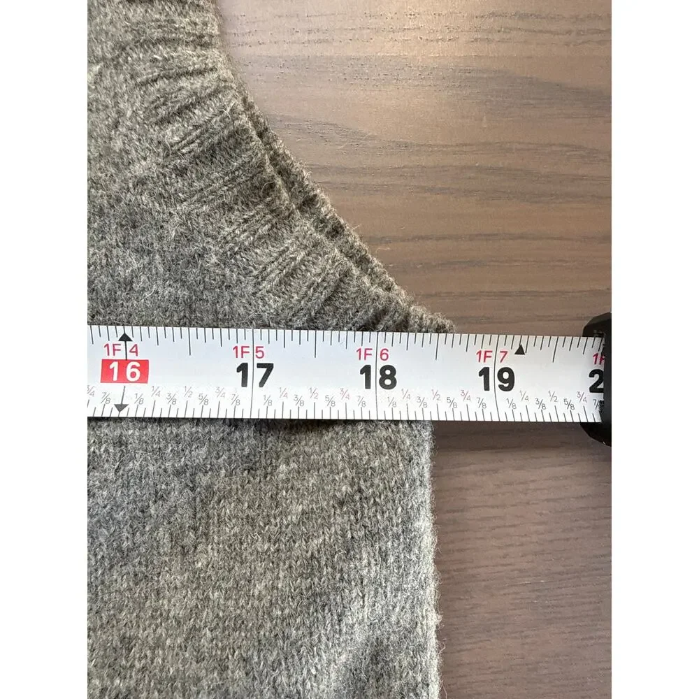 Dog Dept Japan Men's Wool Knit Vest in Gray Size Small
